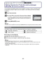 Предварительный просмотр 82 страницы Panasonic DMC-FZ47K Owner'S Manual