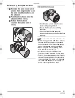 Preview for 21 page of Panasonic DMC-FZ4S - Lumix Digital Camera Operating Instructions Manual