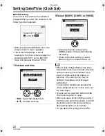 Preview for 22 page of Panasonic DMC-FZ4S - Lumix Digital Camera Operating Instructions Manual