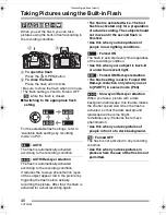 Preview for 40 page of Panasonic DMC-FZ4S - Lumix Digital Camera Operating Instructions Manual