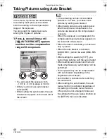 Preview for 46 page of Panasonic DMC-FZ4S - Lumix Digital Camera Operating Instructions Manual