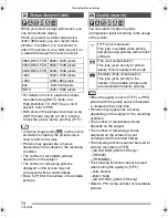 Preview for 74 page of Panasonic DMC-FZ4S - Lumix Digital Camera Operating Instructions Manual