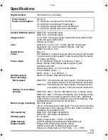 Preview for 113 page of Panasonic DMC-FZ4S - Lumix Digital Camera Operating Instructions Manual