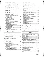 Preview for 7 page of Panasonic DMC-FZ8S Operating Instructions Manual