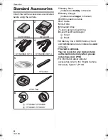 Preview for 8 page of Panasonic DMC-FZ8S Operating Instructions Manual