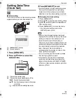 Preview for 19 page of Panasonic DMC-FZ8S Operating Instructions Manual