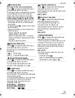 Preview for 23 page of Panasonic DMC-FZ8S Operating Instructions Manual