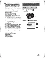 Preview for 41 page of Panasonic DMC-FZ8S Operating Instructions Manual