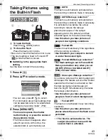 Preview for 43 page of Panasonic DMC-FZ8S Operating Instructions Manual