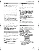 Preview for 67 page of Panasonic DMC-FZ8S Operating Instructions Manual