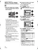 Preview for 70 page of Panasonic DMC-FZ8S Operating Instructions Manual