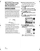 Preview for 72 page of Panasonic DMC-FZ8S Operating Instructions Manual