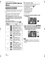 Preview for 76 page of Panasonic DMC-FZ8S Operating Instructions Manual