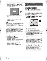 Preview for 78 page of Panasonic DMC-FZ8S Operating Instructions Manual