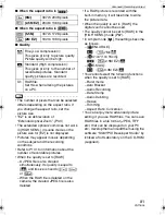 Preview for 81 page of Panasonic DMC-FZ8S Operating Instructions Manual