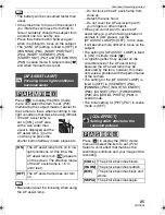 Preview for 85 page of Panasonic DMC-FZ8S Operating Instructions Manual