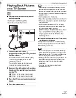 Preview for 117 page of Panasonic DMC-FZ8S Operating Instructions Manual