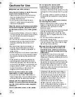 Preview for 122 page of Panasonic DMC-FZ8S Operating Instructions Manual