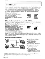 Preview for 14 page of Panasonic DMC-G1K - Lumix Digital Camera Operating Instructions Manual