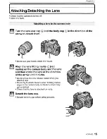 Preview for 15 page of Panasonic DMC-G1K - Lumix Digital Camera Operating Instructions Manual