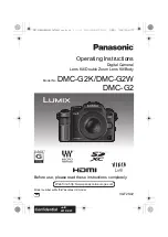 Preview for 1 page of Panasonic DMC-G2R Operating Instructions Manual