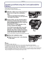 Preview for 24 page of Panasonic DMC-G3KBODY Owner'S Manual