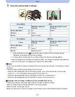 Предварительный просмотр 37 страницы Panasonic DMC-G5KBODY Owner'S Manual