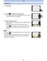 Предварительный просмотр 47 страницы Panasonic DMC-G5KBODY Owner'S Manual