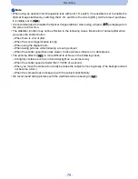 Предварительный просмотр 79 страницы Panasonic DMC-G5KBODY Owner'S Manual