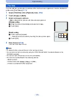 Предварительный просмотр 178 страницы Panasonic DMC-G5KBODY Owner'S Manual