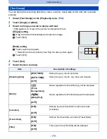 Предварительный просмотр 179 страницы Panasonic DMC-G5KBODY Owner'S Manual