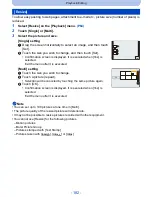 Предварительный просмотр 182 страницы Panasonic DMC-G5KBODY Owner'S Manual