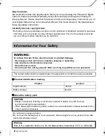 Preview for 2 page of Panasonic DMC-G6H Basic Operating Instructions Manual