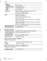 Preview for 62 page of Panasonic DMC-G70 Basic Operating Instructions Manual