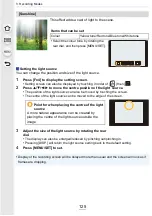 Preview for 125 page of Panasonic DMC-G7SINGLE Operating Instructions Manual