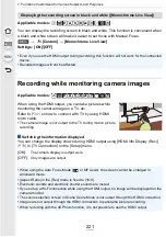 Preview for 221 page of Panasonic DMC-G7SINGLE Operating Instructions Manual