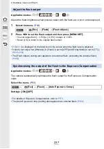 Preview for 237 page of Panasonic DMC-G7SINGLE Operating Instructions Manual