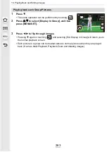 Preview for 263 page of Panasonic DMC-G7SINGLE Operating Instructions Manual