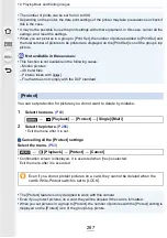 Preview for 287 page of Panasonic DMC-G7SINGLE Operating Instructions Manual