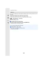 Preview for 245 page of Panasonic DMC-G85 Operating Instructions For Advanced Features