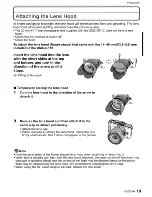 Preview for 19 page of Panasonic DMC-GF1C-K - Lumix Digital Camera Operating Instructions Manual