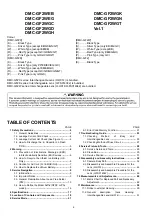 Preview for 2 page of Panasonic DMC-GF2CEB Service Manual