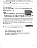 Preview for 33 page of Panasonic DMC-GF3XW Basic Operating Instructions Manual