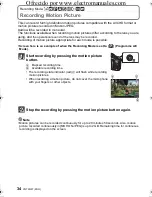 Preview for 34 page of Panasonic DMC-GF3XW Basic Operating Instructions Manual