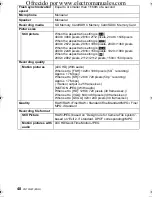 Preview for 48 page of Panasonic DMC-GF3XW Basic Operating Instructions Manual