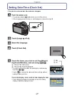 Предварительный просмотр 27 страницы Panasonic DMC-GF5KW Owner'S Manual