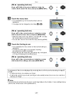 Предварительный просмотр 61 страницы Panasonic DMC-GF5KW Owner'S Manual