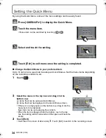 Предварительный просмотр 34 страницы Panasonic DMC-GF5XR Basic Owner'S Manual