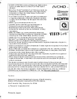 Предварительный просмотр 56 страницы Panasonic DMC-GF5XR Basic Owner'S Manual