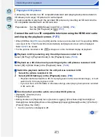 Preview for 271 page of Panasonic DMC-GF6 Owner'S Manual